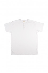 3sixteen Heavyweight Henley T-Shirt - White - Image 0