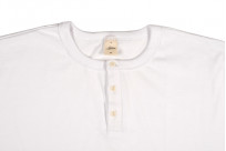 3sixteen Heavyweight Henley T-Shirt - White - Image 1