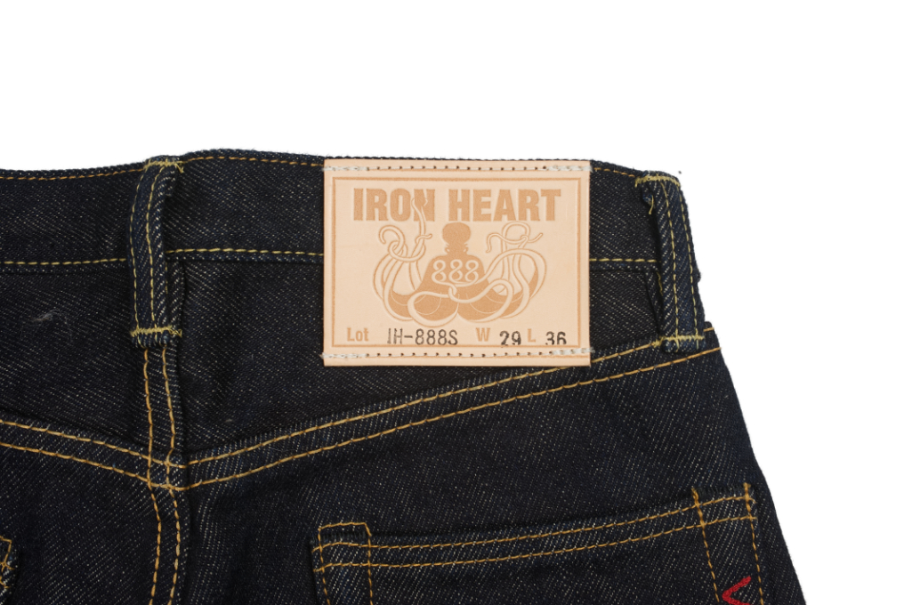 Iron Heart 888s 21oz Denim Jean - High Rise Straight Tapered - Image 6