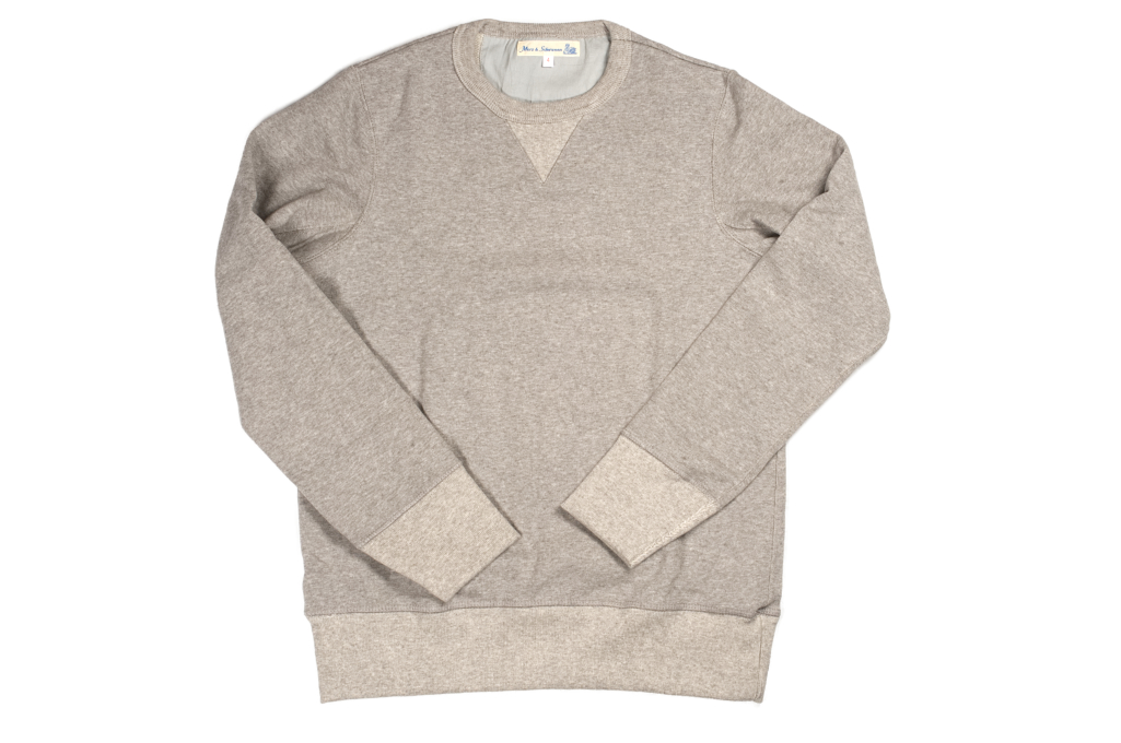 Merz b. Schwanen Heavy Weight Crewneck Sweater - Gray - Image 2
