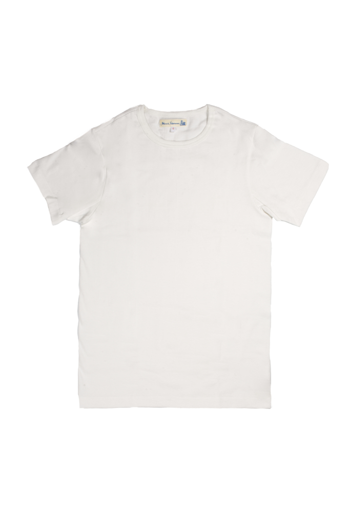 Merz b. Schwanen 2-Thread Heavy Weight T-Shirt - White - 215.01 - Image 0