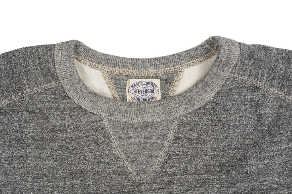 Stevenson Loopwheeled Extra Long Staple Cotton Sweatshirt - Gray - Image 4