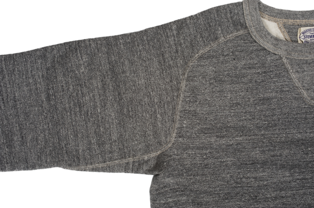 Stevenson Loopwheeled Extra Long Staple Cotton Sweatshirt - Gray - Image 5