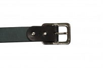Iron Heart Heavy Duty Cowhide Belt - Nickel/Black - Image 3