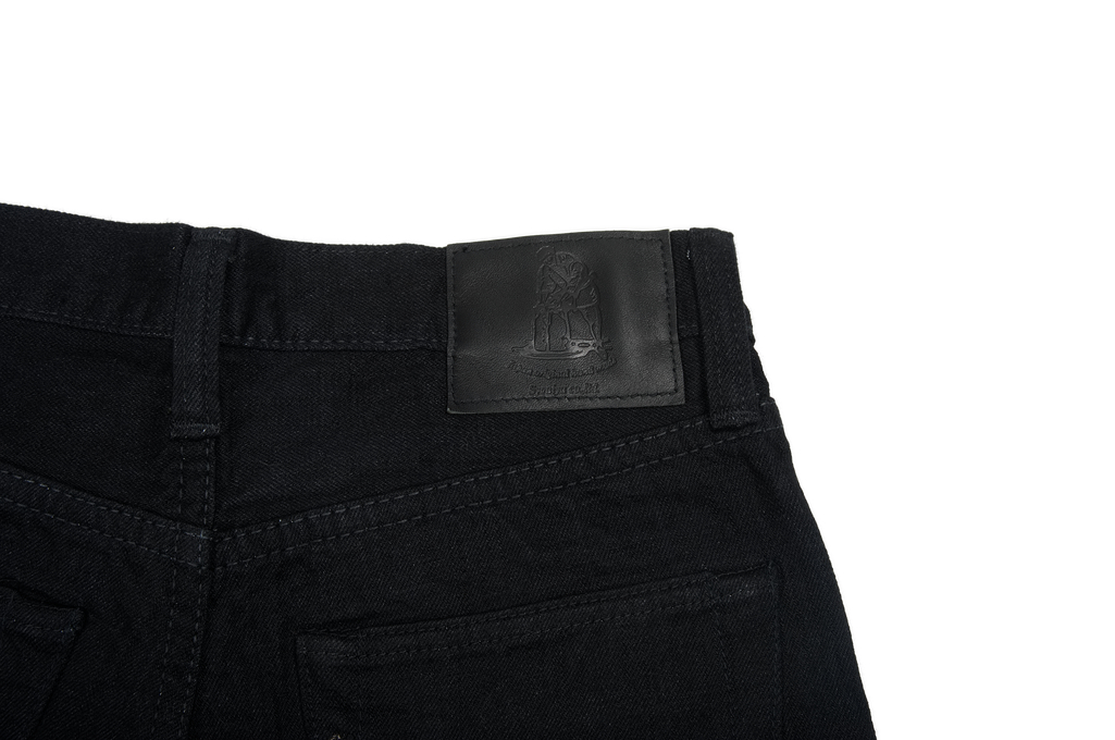 Pure Blue Japan XX-019-BB Slubby Double Black Jean - Straight Tapered - Image 7
