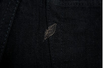 Pure Blue Japan XX-019-BB Slubby Double Black Jean - Straight Tapered - Image 8