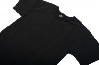 Studio D’Artisan Tsuri-Ami Loopwheeled Blank T-Shirts - Plastic-Packed Black - Image 3