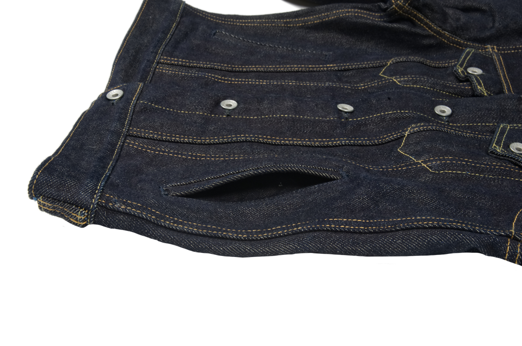 Iron Heart Type III 21oz Indigo Jacket w/ Hand Pockets - Image 6