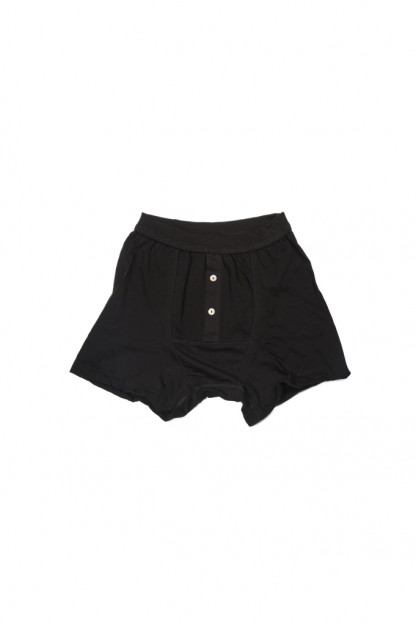 Merz B. Schwanen Loopwheeled Boxer Brief Underwear - Black - 255.99