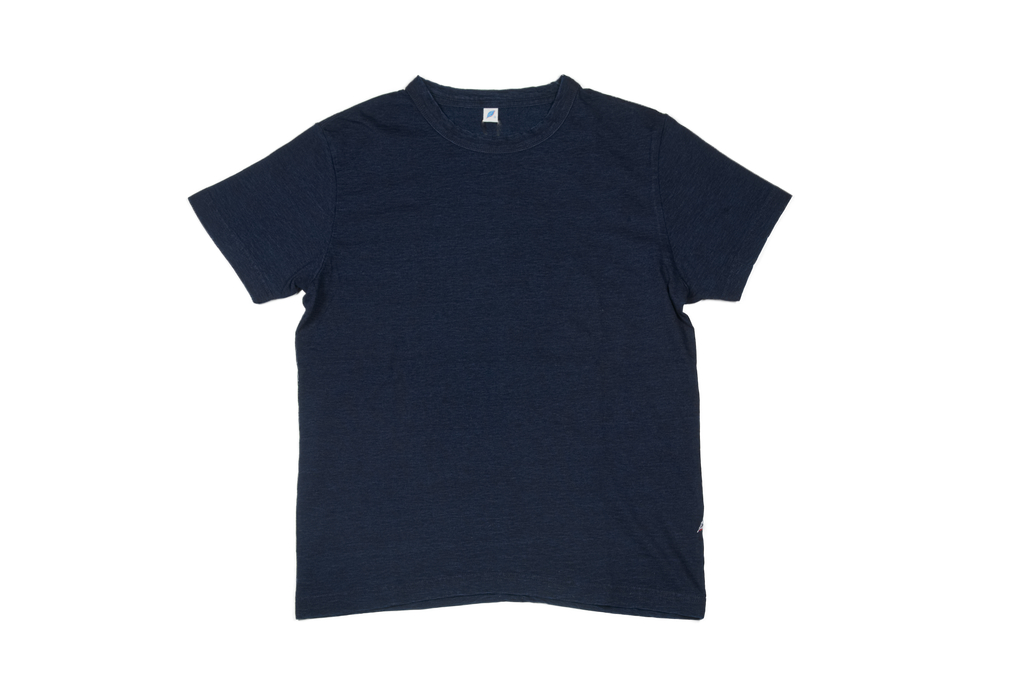 Pure Blue Japan Yarn-Dyed Indigo T-Shirt