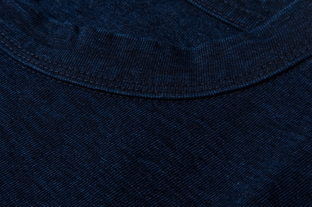 Pure Blue Japan Yarn-Dyed Indigo T-Shirt - Image 6