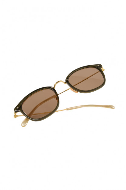 Globe Specs Titanium &amp; Acetate Sunglasses - Ethan / Dark Green
