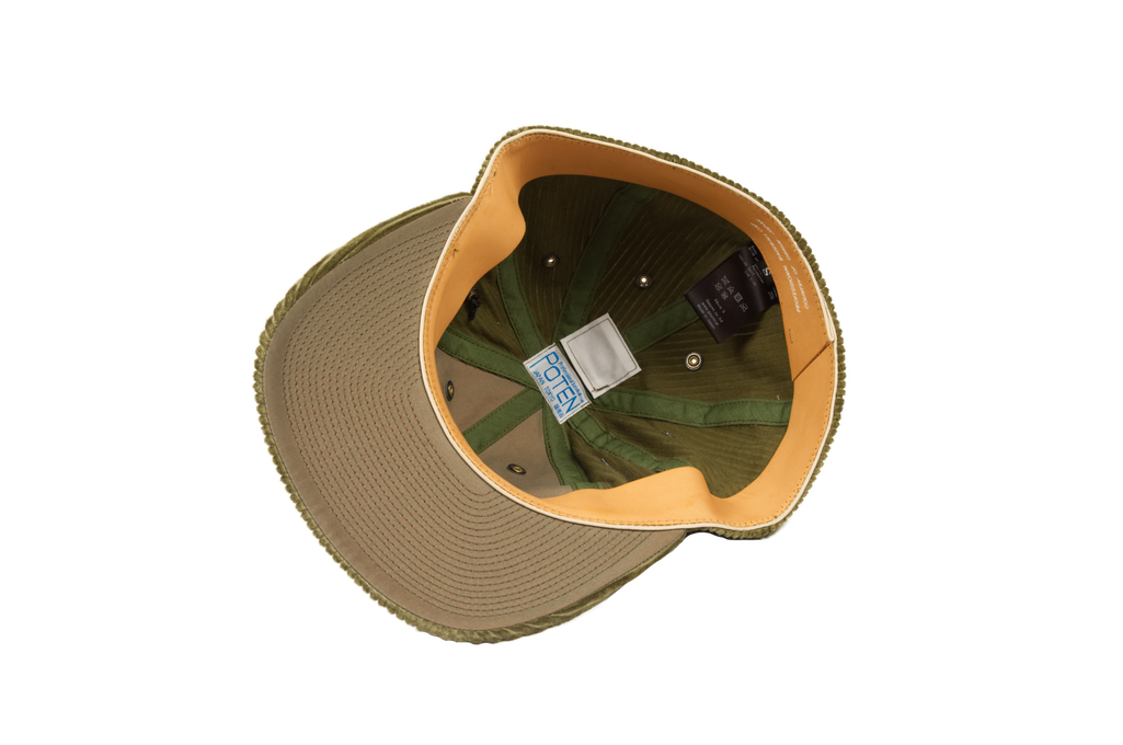 Poten Japanese Made Cap - Olive Cord - Image 2