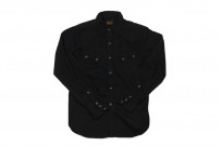 Stevenson Cody Snap Shirt - Black/Black Denim - Image 2