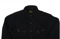 Stevenson Cody Snap Shirt - Black/Black Denim - Image 3