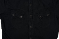 Stevenson Cody Snap Shirt - Black/Black Denim - Image 6