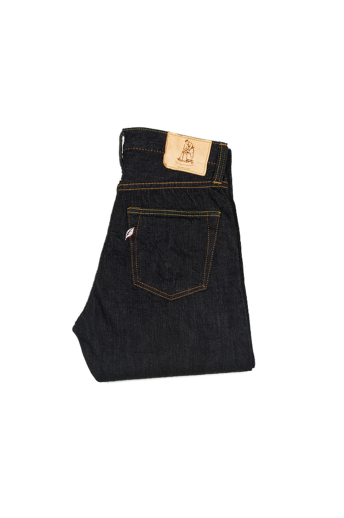Pure Blue Japan 1143 12oz Summer Denim Jeans - Straight Tapered Indigo - Image 2