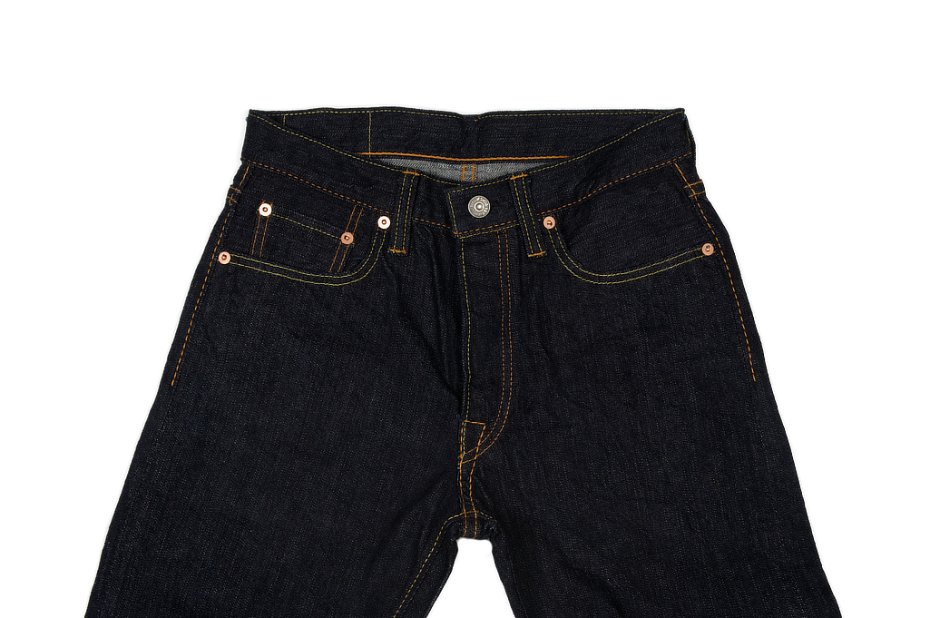 Pure Blue Japan 1143 12oz Summer Denim Jeans - Straight Tapered Indigo - Image 3