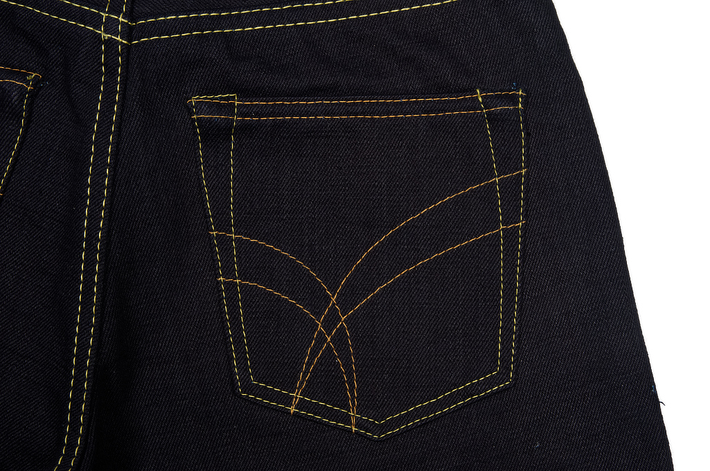 Strike Gold 5004 15.5oz Denim Jeans - Double Indigo Straight Tapered - Image 6