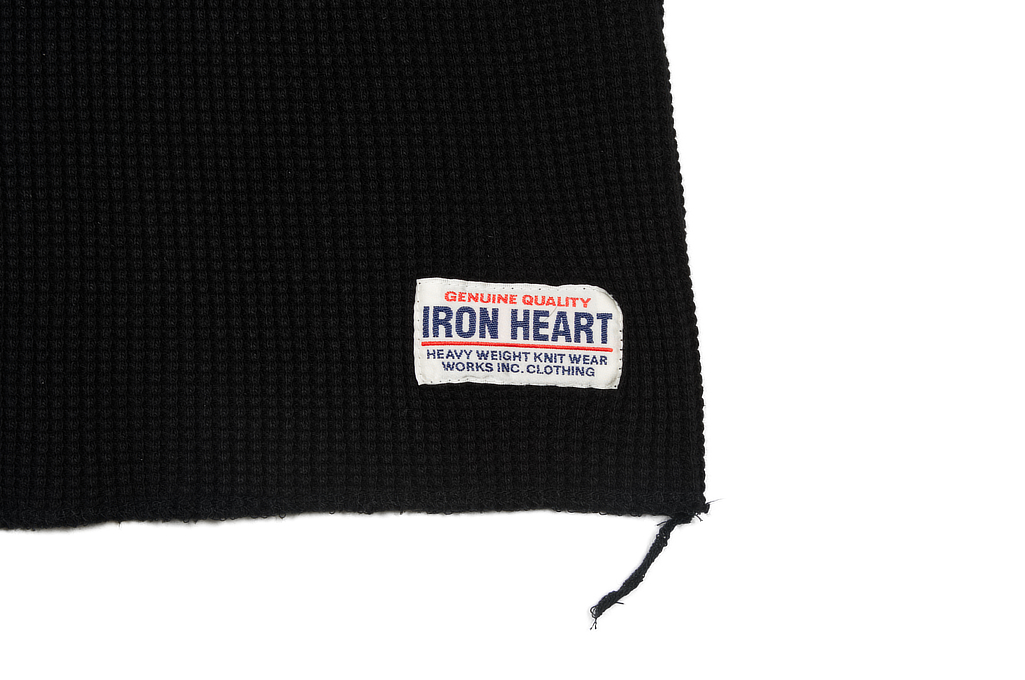 Iron Heart Long Sleeve Thermal IHTL-1900 - Black w/ Pocket - Image 7