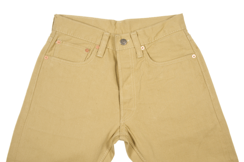 Pure Blue Japan Selvedge Twill Chinos - Beige