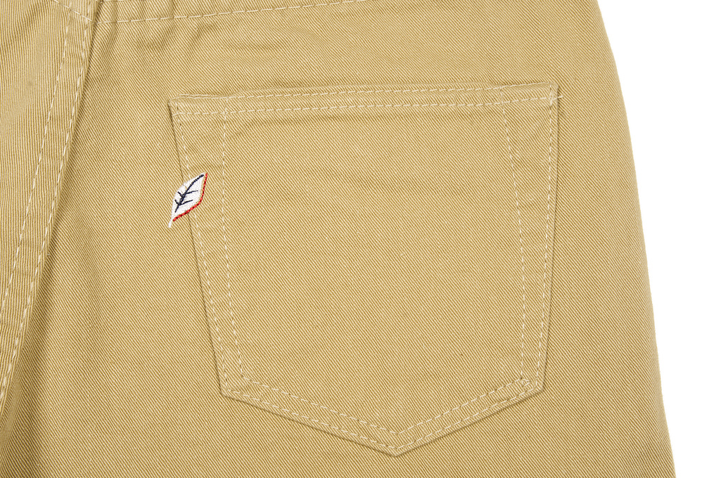 Pure Blue Japan Selvedge Twill Chinos - Beige - Image 6