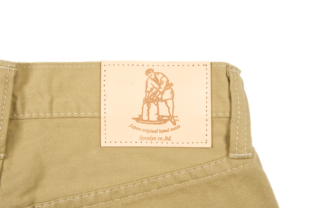 Pure Blue Japan Selvedge Twill Chinos - Beige