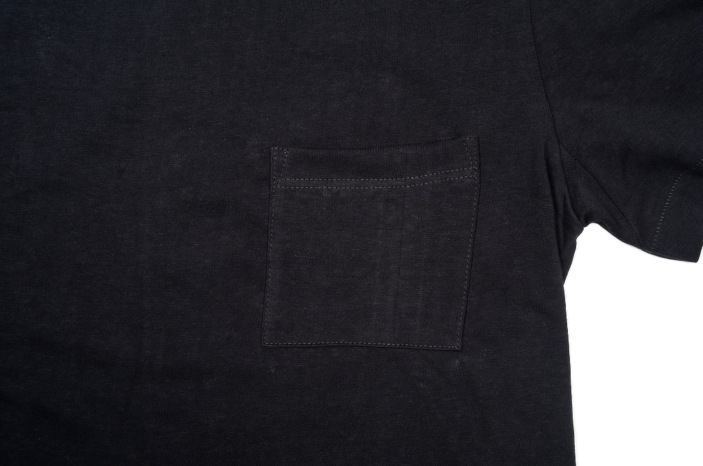Merz B. Schwanen 2-Thread Heavy Weight T-Shirt - Hemp Charcoal Pocket - 2H16P.98 - Image 4