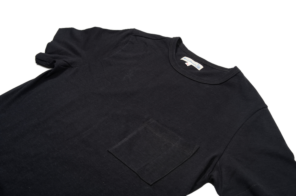 Merz B. Schwanen 2-Thread Heavy Weight T-Shirt - Hemp Charcoal Pocket - 2H16P.98 - Image 5