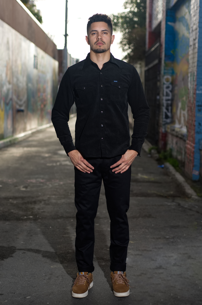 3sixteen NT-220x Jean - Narrow Tapered Double Black - Image 0