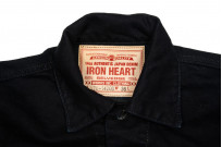 Iron Heart Modified Type III Denim Jacket - 14oz Indigo Overdyed Black - Image 4