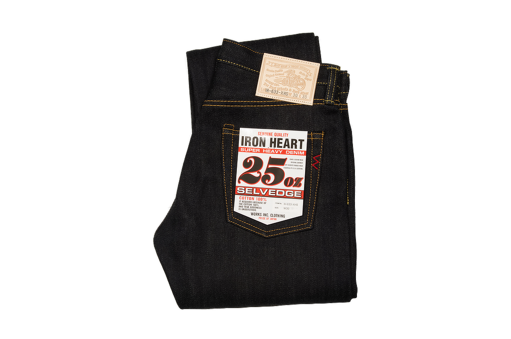 Iron Heart 633-XHS Jean - 25oz Straight Tapered - Image 2