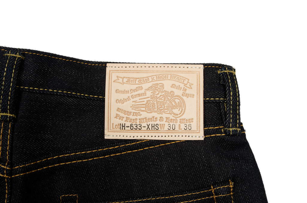 Iron Heart 633-XHS Jean - 25oz Straight Tapered