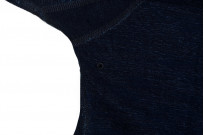 Pure Blue Japan Indigo Dyed T-Shirt - Raglan Sleeve Slub Cotton - Image 7