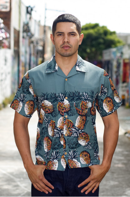 Human Made Cotton Button’d Shirt - Pineapple Moments