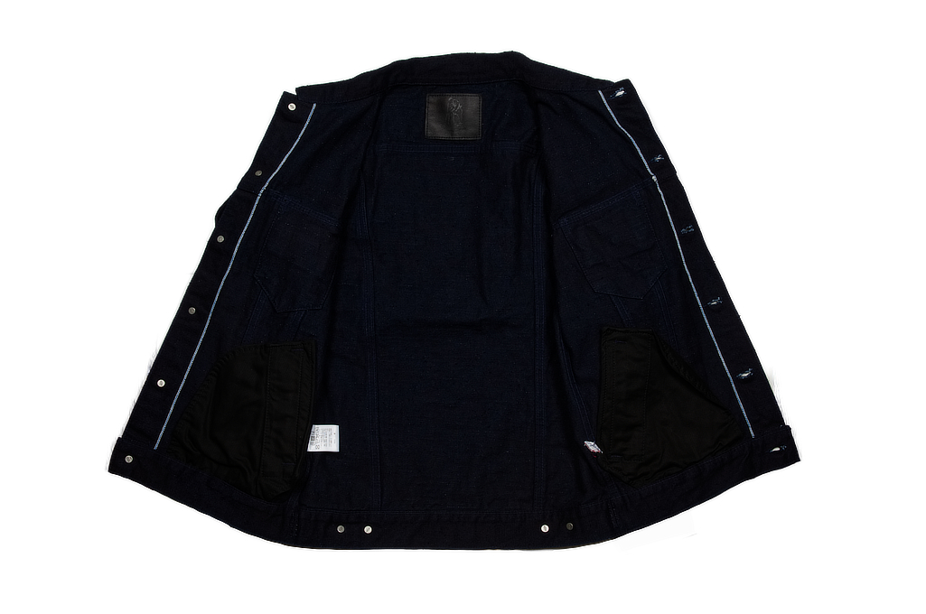 Pure Blue Japan Type III Denim Jacket - 18oz Deep Indigo/Indigo