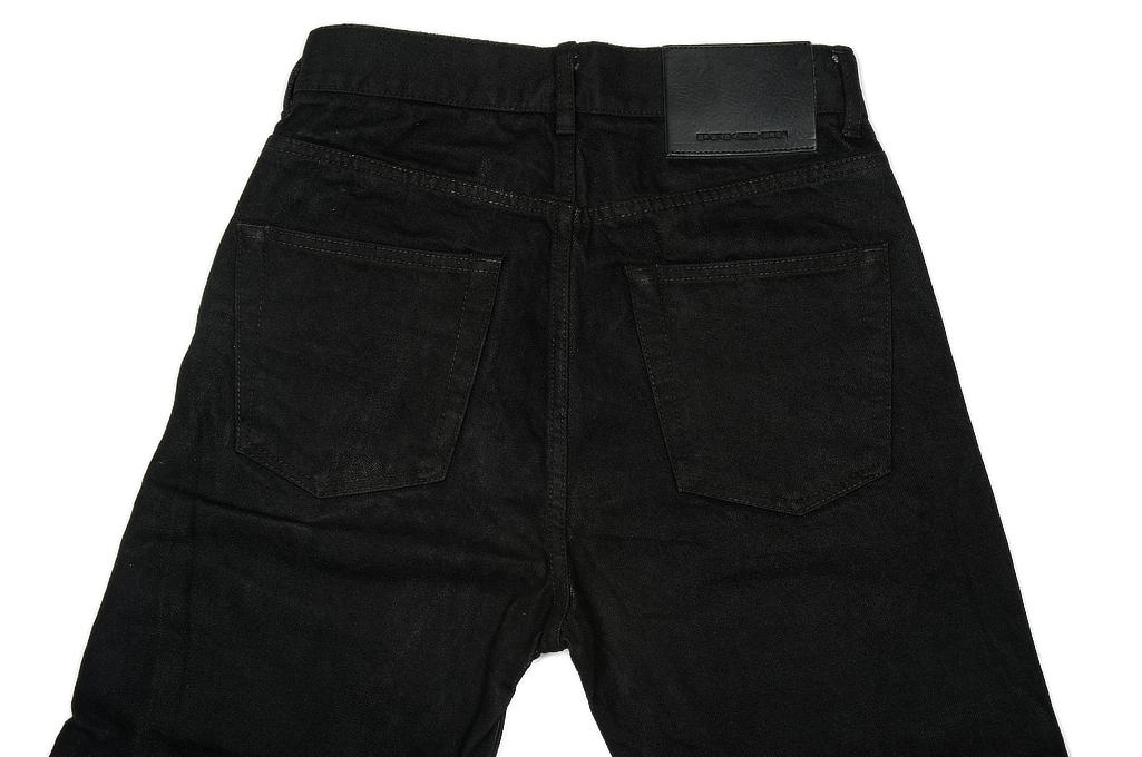 Rick Owens DRKSHDW Detroit Jeans - Made In Japan Black Waxed