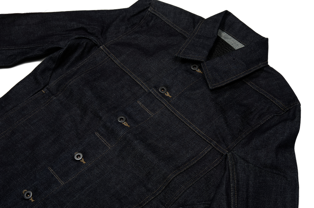 Rick Owens DRKSHDW Worker Jacket - Made In Japan Indigo - Image 5