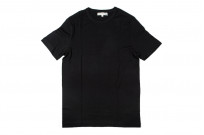 Merz B. Schwanen Loopwheeled T-Shirt - Merino Wool Black - Image 2
