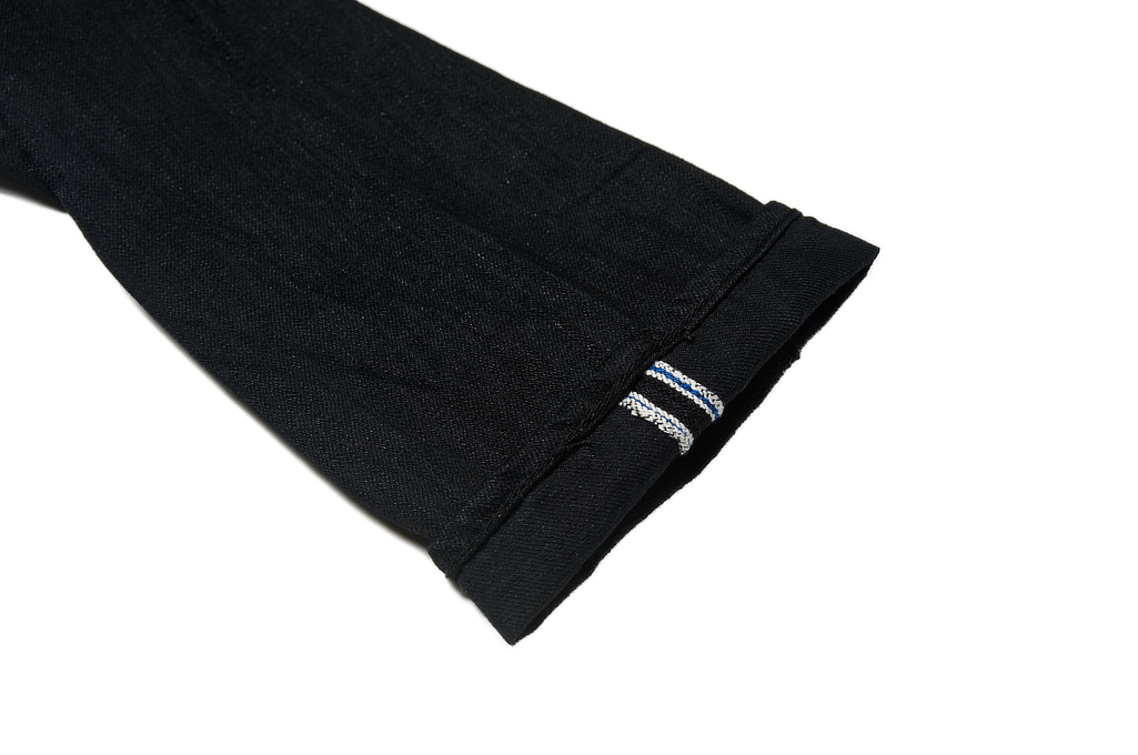 Pure Blue Japan 1143 Light Weight 12oz Jeans - Straight Tapered Black - Image 8