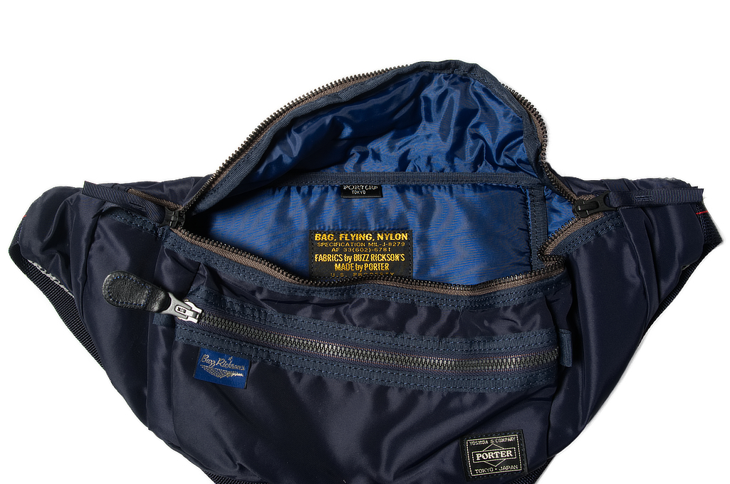 Buzz Rickson x PORTER Waist/Shoulder Bag - Navy - Image 5