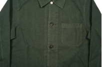 Seuvas No. 11 Canvas Coverall Jacket - Olive - Image 5