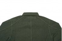 Seuvas No. 11 Canvas Coverall Jacket - Olive - Image 7