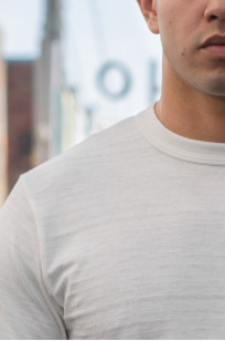 Warehouse Slub Cotton T-Shirt - White w/ Pocket - Image 1