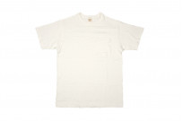Warehouse Slub Cotton T-Shirt - White w/ Pocket - Image 5