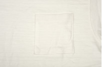 Warehouse Slub Cotton T-Shirt - White w/ Pocket - Image 8