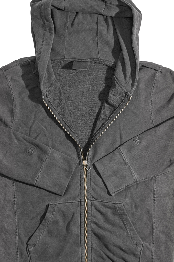 3sixteen for Self Edge Garment Dyed French Terry - Zip Hoodie - Image 9