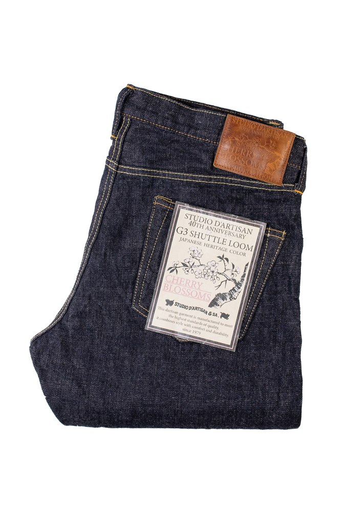 Studio D’Artisan SP-065 Anniversary Limited Cherry Blossom Dyed Weft Jeans - Image 3