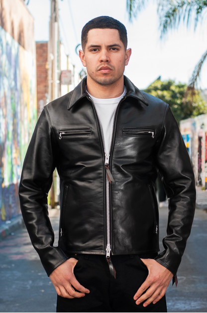 Iron Heart Horsehide Leather Jacket w/ Collar - Self Edge Edition