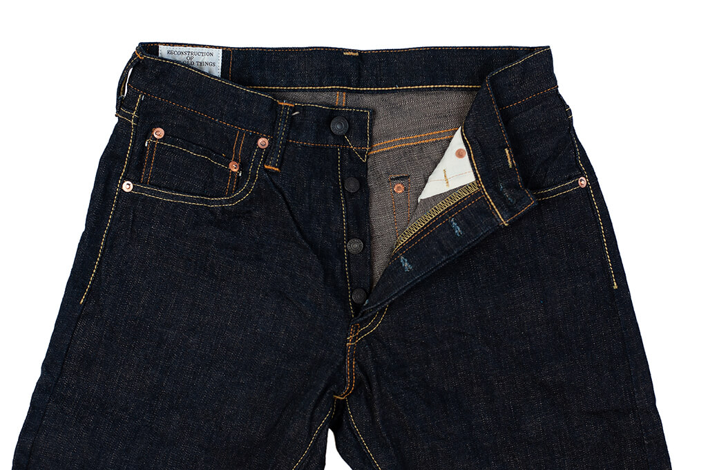 Studio D’Artisan SP-068 40th Anniversary Charcoal Weft Jeans - Straight Tapered - Image 6
